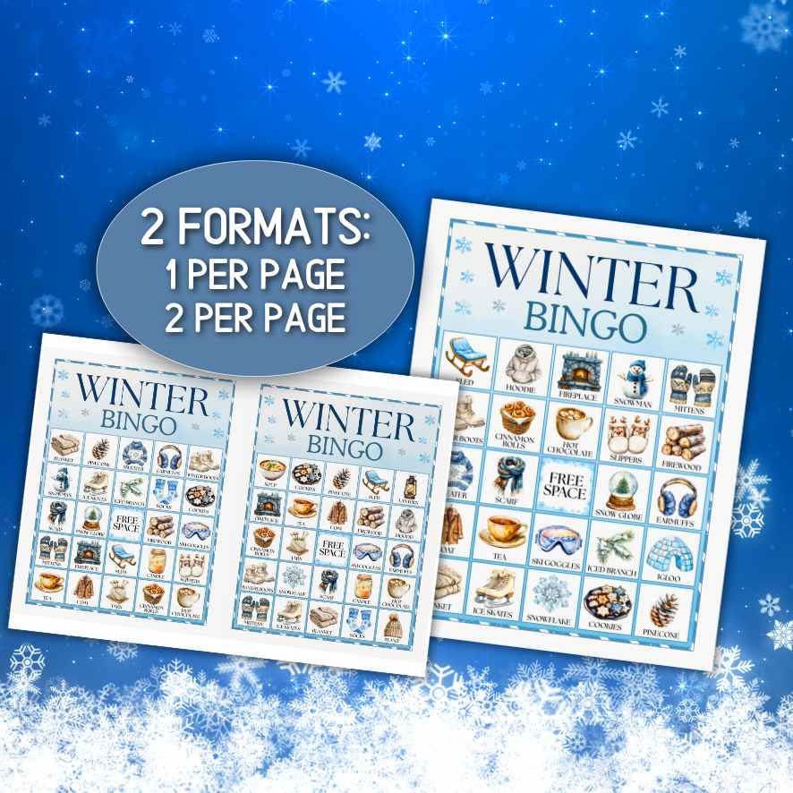 WINTER BINGO 50 CARDS PRINTABLE - Image 6
