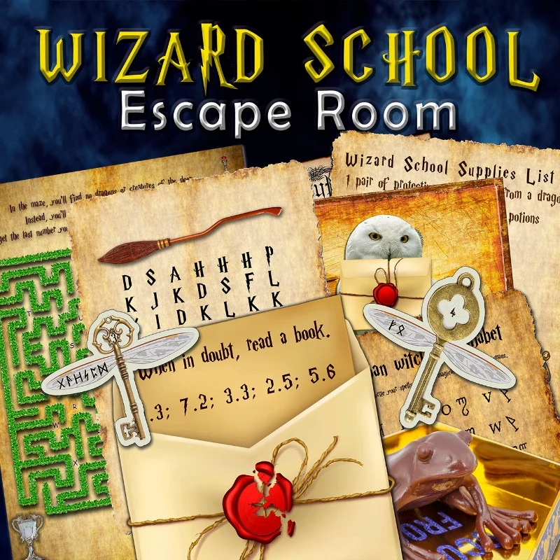 WIZARD SCHOOL ESCAPE ROOM - PRINT AND PLAY - Image 3