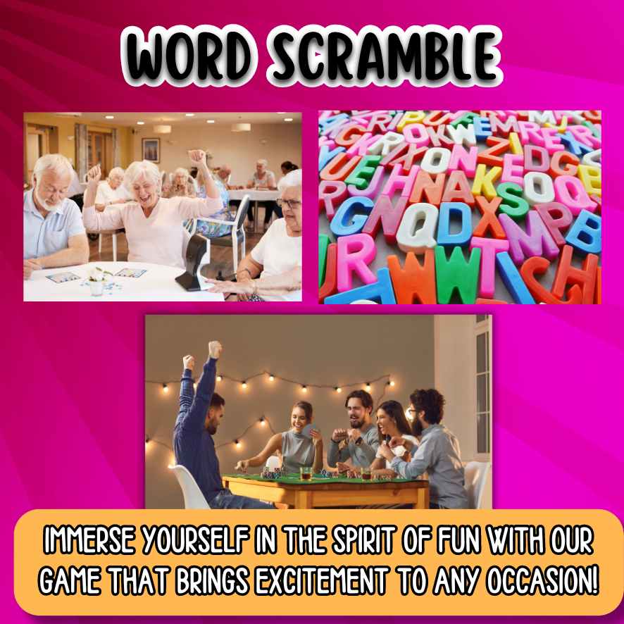 WORD SCRAMBLE GAME PRINTABLE - Image 2